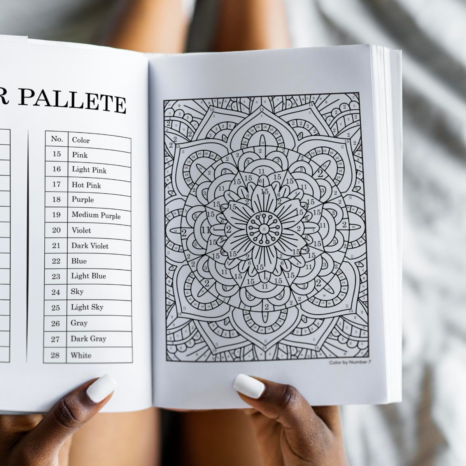 Color by Number Coloring Book for Adults - 75 Beautiful Images Including Flowers, Animals, Mandalas, Nature, Landscapes & More by Premium Press
